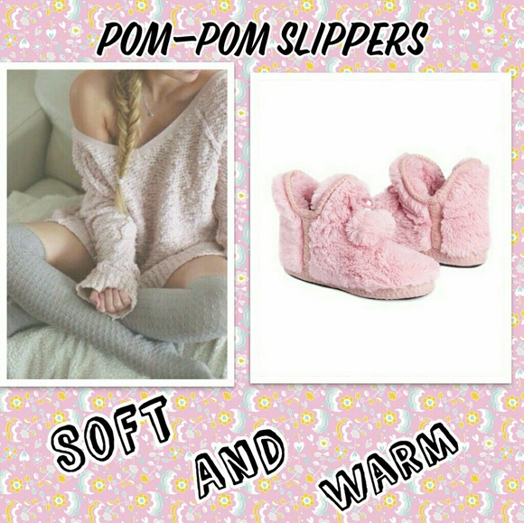 Muk Luks Shoes - Pom-Pom Lady's Slipper Boot